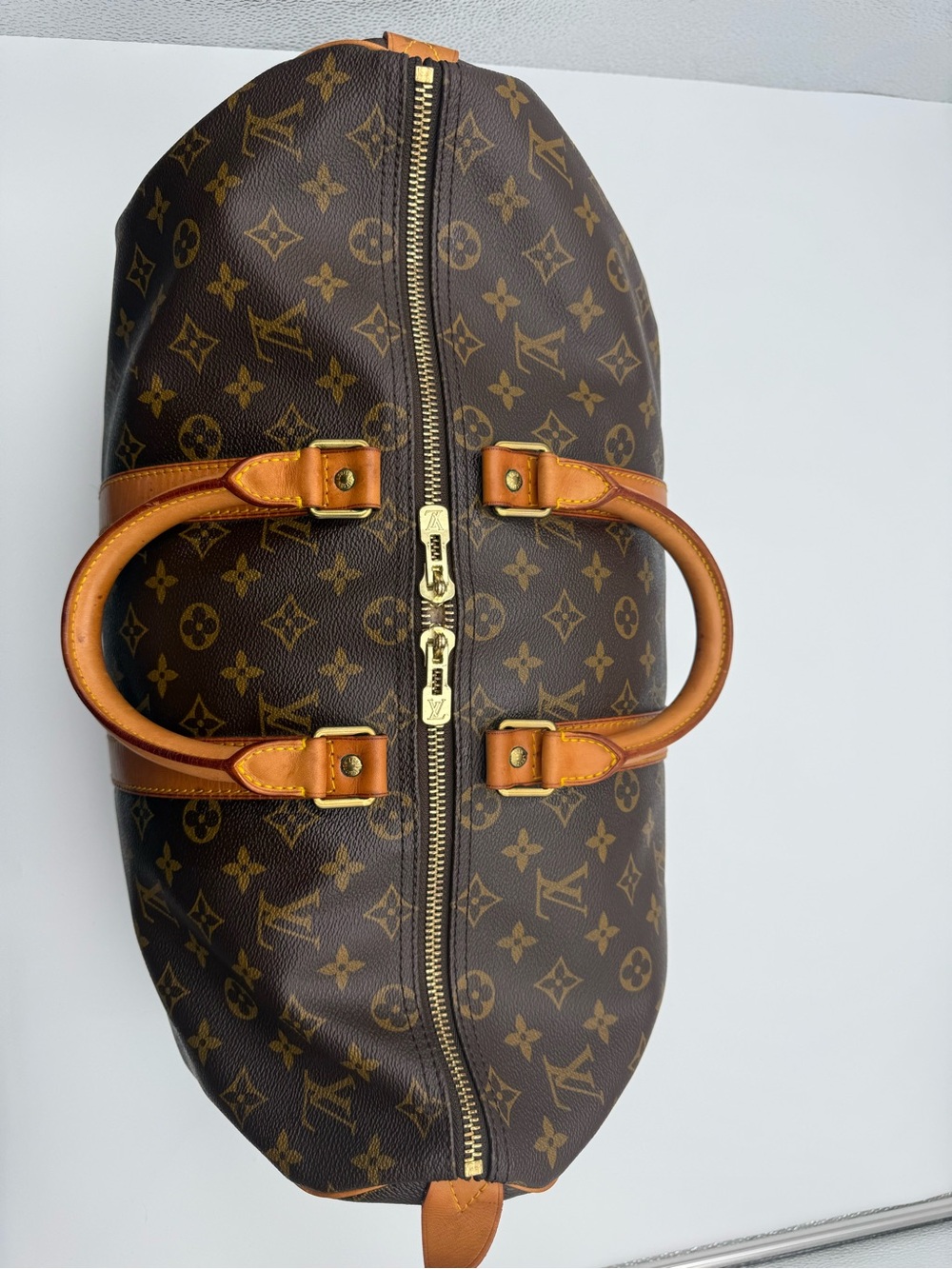 Louis Vuitton Brown Monogram Keepall 45 - Picture 8 of 14